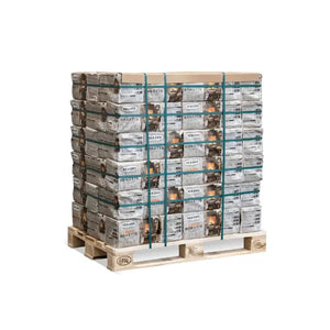 Rekord Braunkohlebriketts – 900 kg Palette (90 x 10 kg) Klassische Kamin- & Ofenbriketts Rekord
